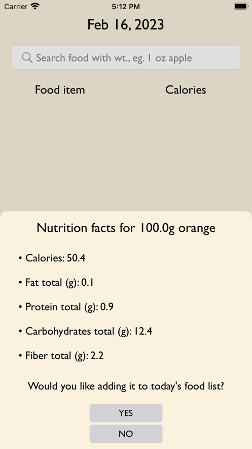 食物追踪器软件下载免费  v1.0图3