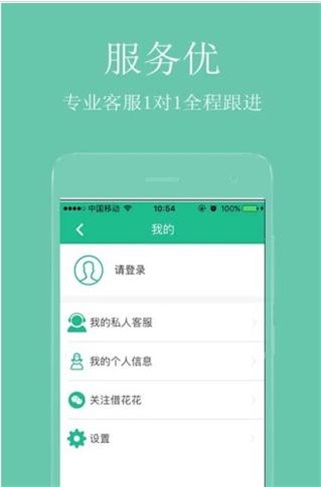 钱借到