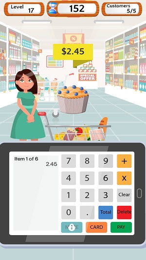 超市收银员模拟中文版安卓下载  v1.8图2
